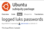 Ubuntu Server 安装程序漏洞：将密码泄露到日志中